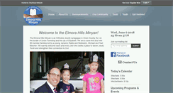 Desktop Screenshot of elmorahillsminyan.org